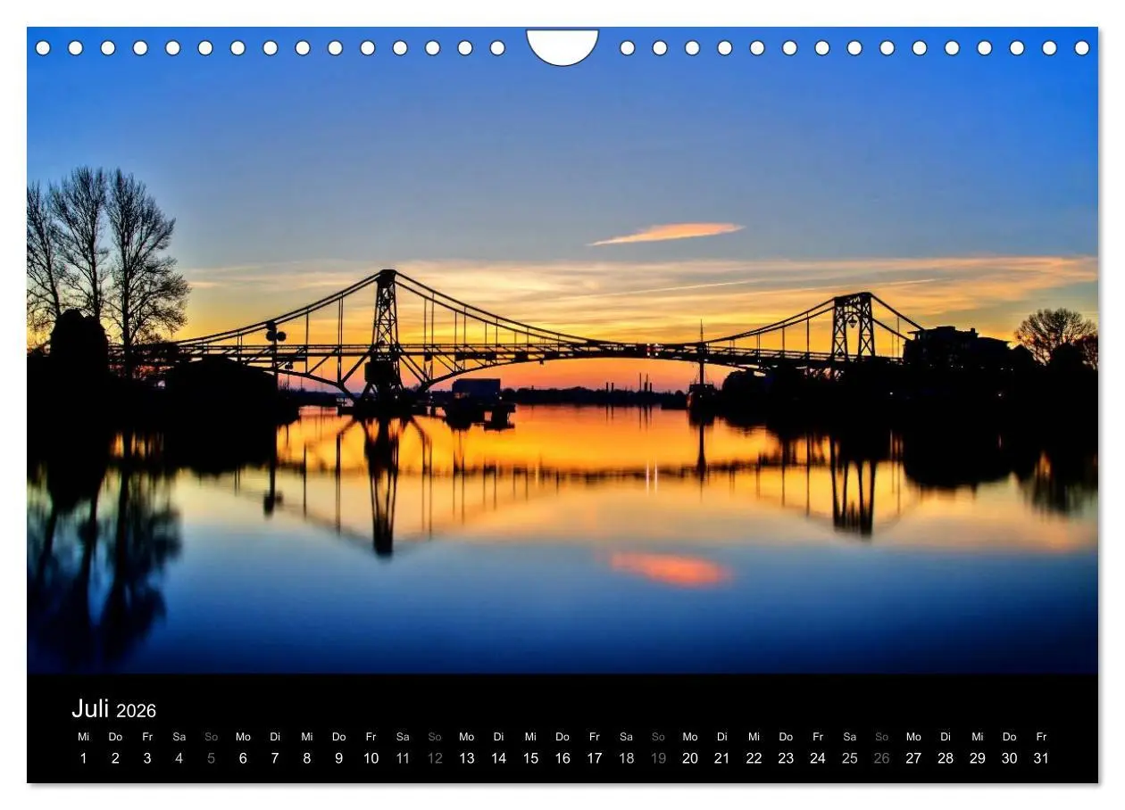 Bild: 9783516071283 | Kaiser-Wilhelm-Brücke Wilhelmshaven (Wandkalender 2026 DIN A4...