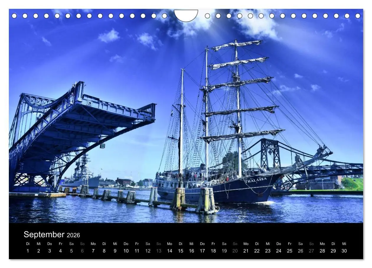 Bild: 9783516071283 | Kaiser-Wilhelm-Brücke Wilhelmshaven (Wandkalender 2026 DIN A4...