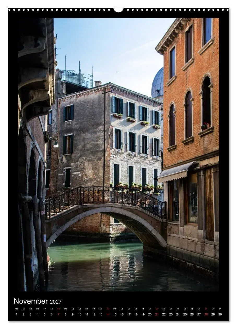 Bild: 9783594121283 | "Venedig - La Romantica" (hochwertiger Premium Wandkalender 2027...