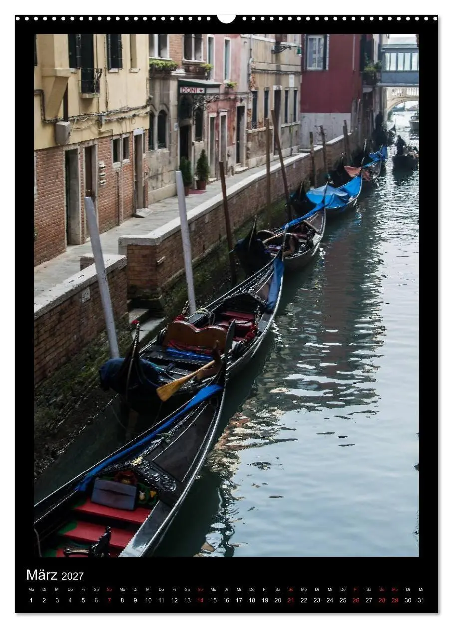 Bild: 9783594121283 | "Venedig - La Romantica" (hochwertiger Premium Wandkalender 2027...