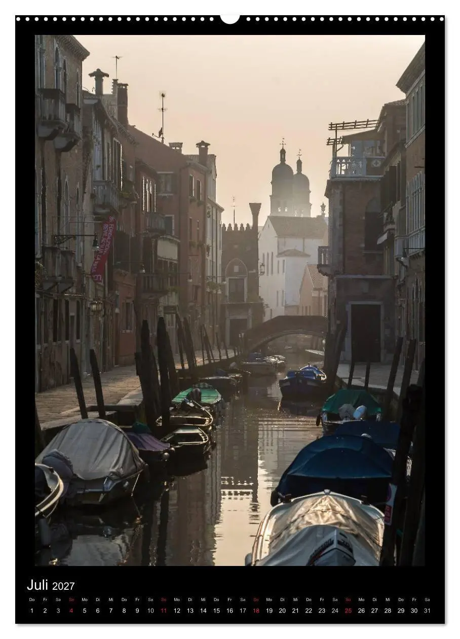 Bild: 9783594121283 | "Venedig - La Romantica" (hochwertiger Premium Wandkalender 2027...