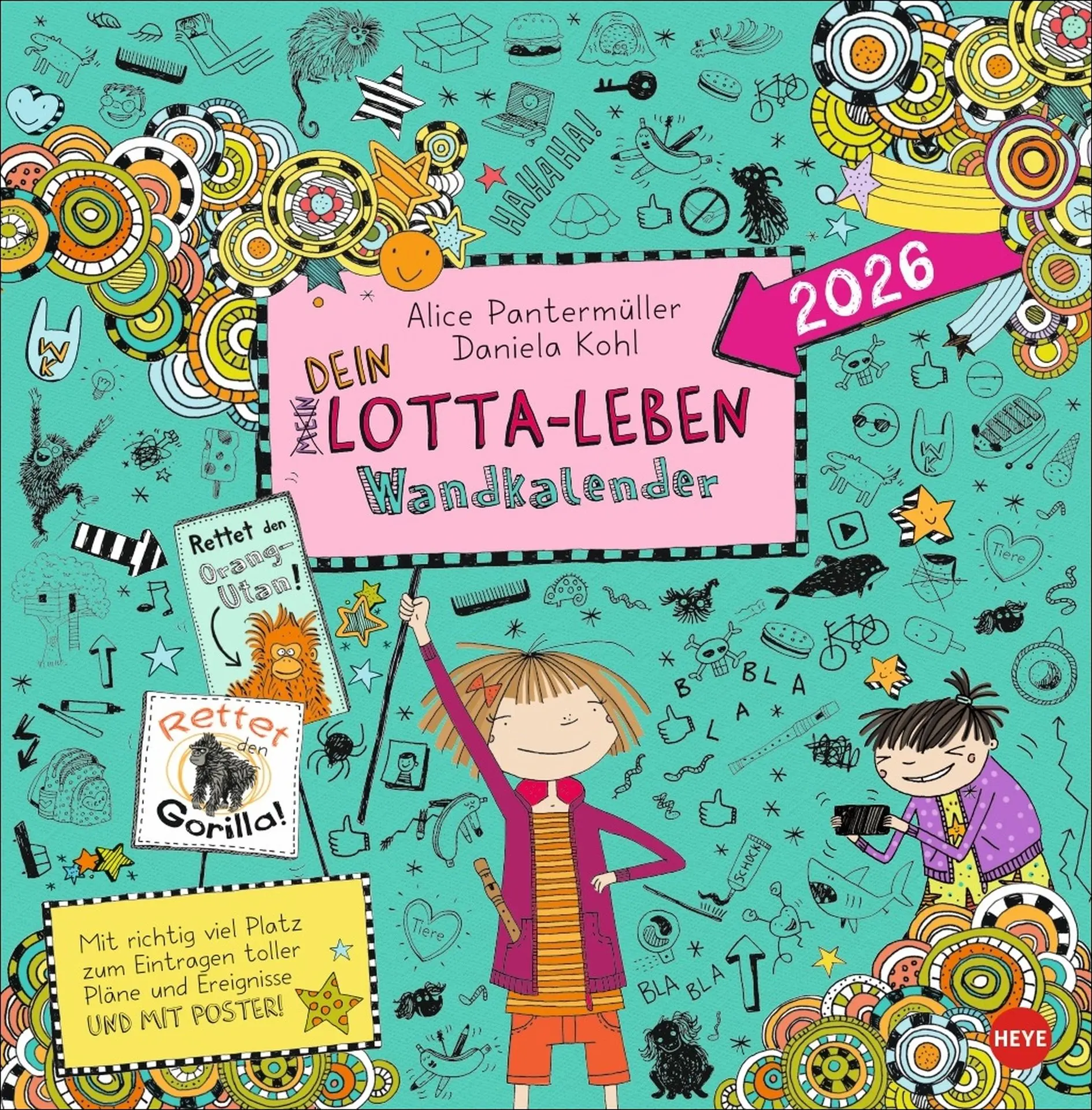Cover: 9783756411283 | Lotta-Leben Broschurkalender 2026 | Alice Pantermüller | Kalender