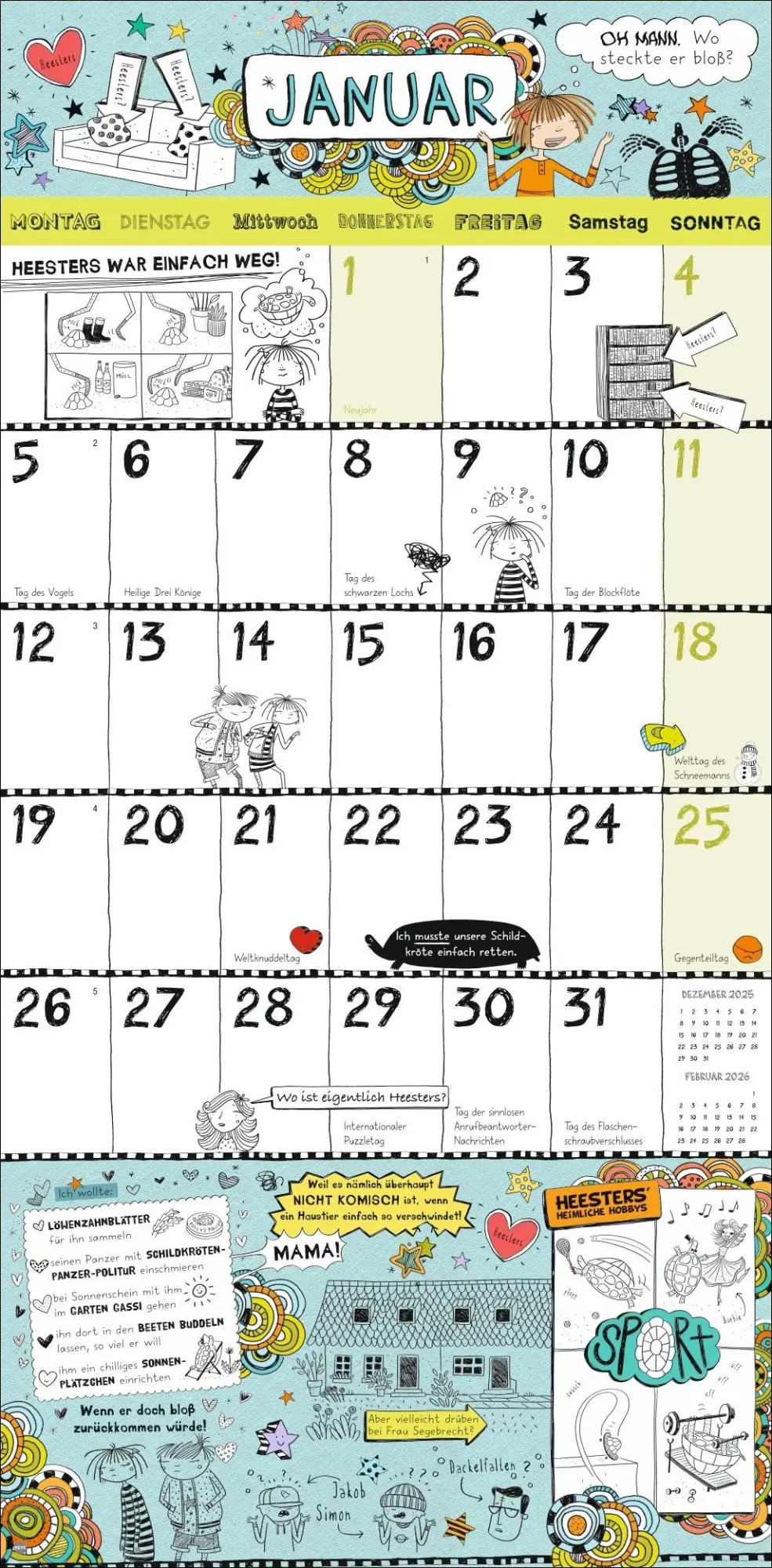 Bild: 9783756411283 | Lotta-Leben Broschurkalender 2026 | Alice Pantermüller | Kalender