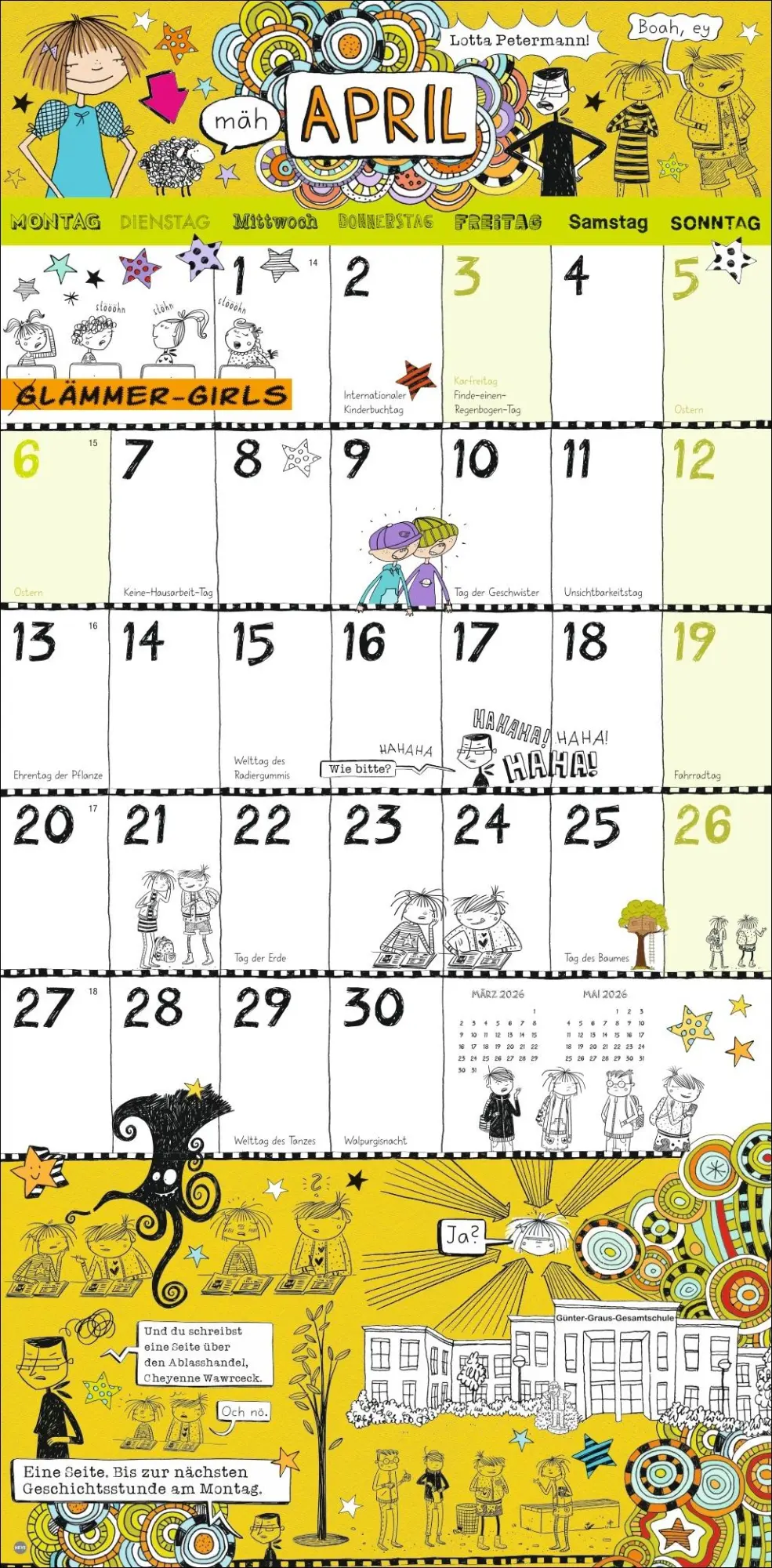 Bild: 9783756411283 | Lotta-Leben Broschurkalender 2026 | Alice Pantermüller | Kalender