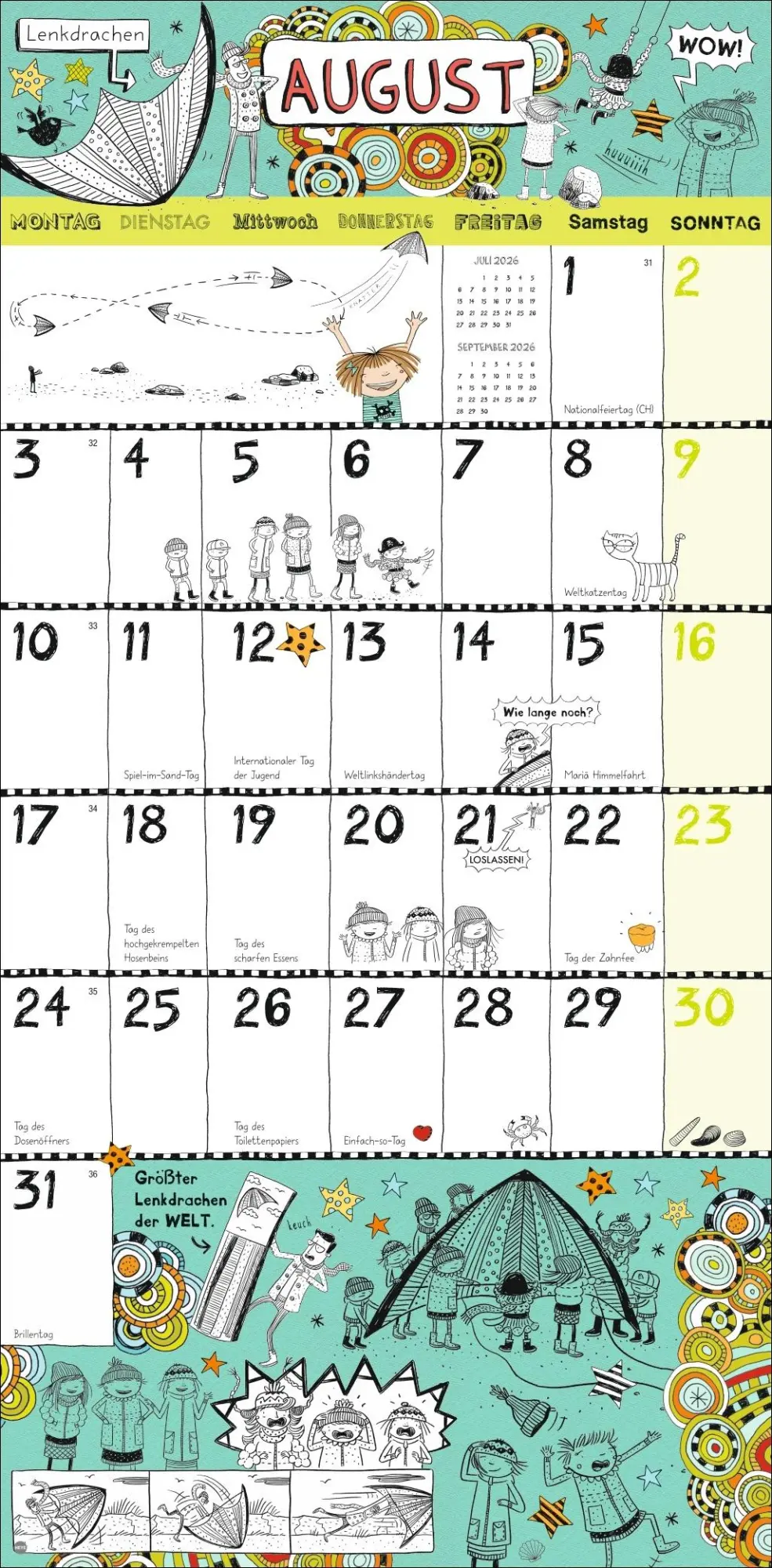 Bild: 9783756411283 | Lotta-Leben Broschurkalender 2026 | Alice Pantermüller | Kalender