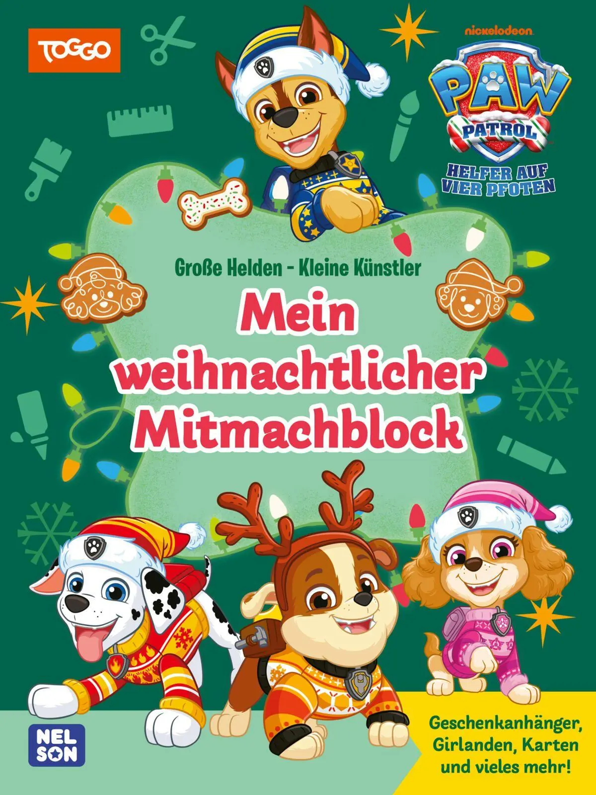 Cover: 9783845131283 | PAW Patrol Mitmachbuch: Mein weihnachtlicher Mitmachblock | Buch