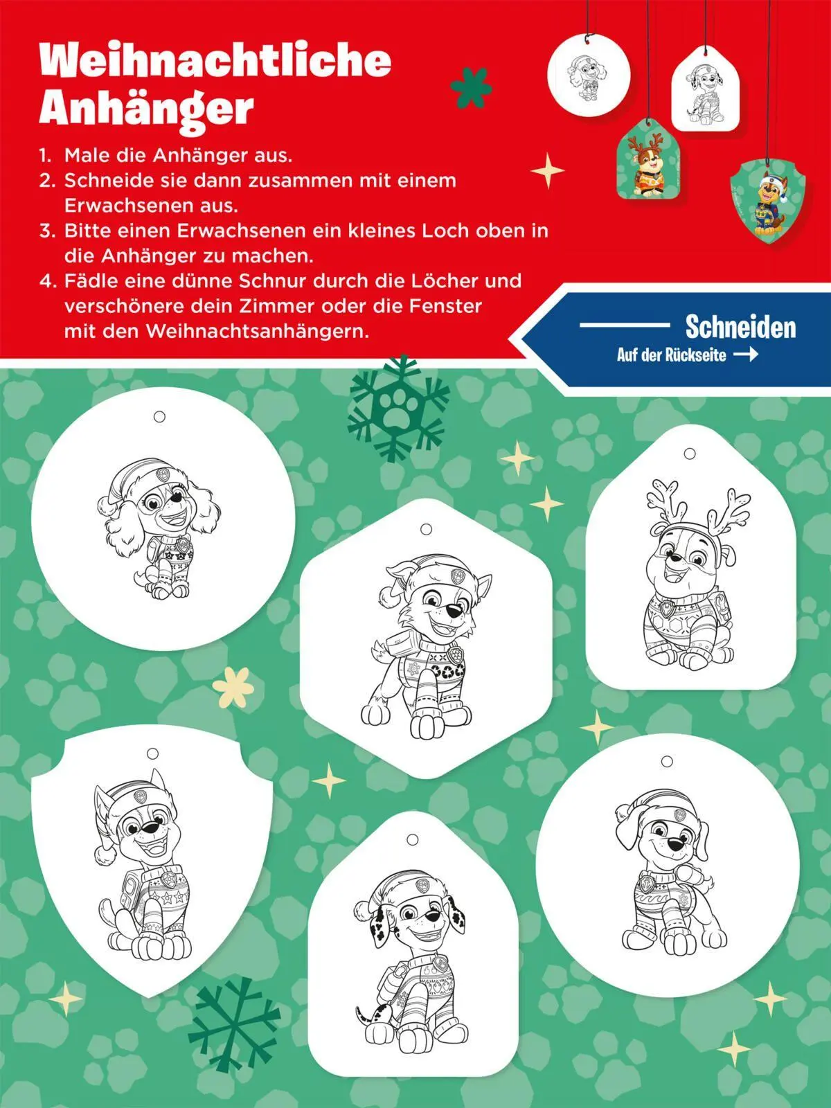 Bild: 9783845131283 | PAW Patrol Mitmachbuch: Mein weihnachtlicher Mitmachblock | Buch