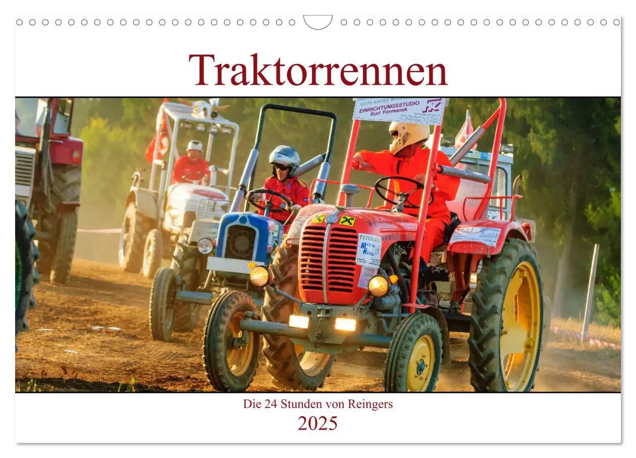 Cover: 9783435021383 | Traktorrennen - die 24 Stunden von Reingers (Wandkalender 2025 DIN...