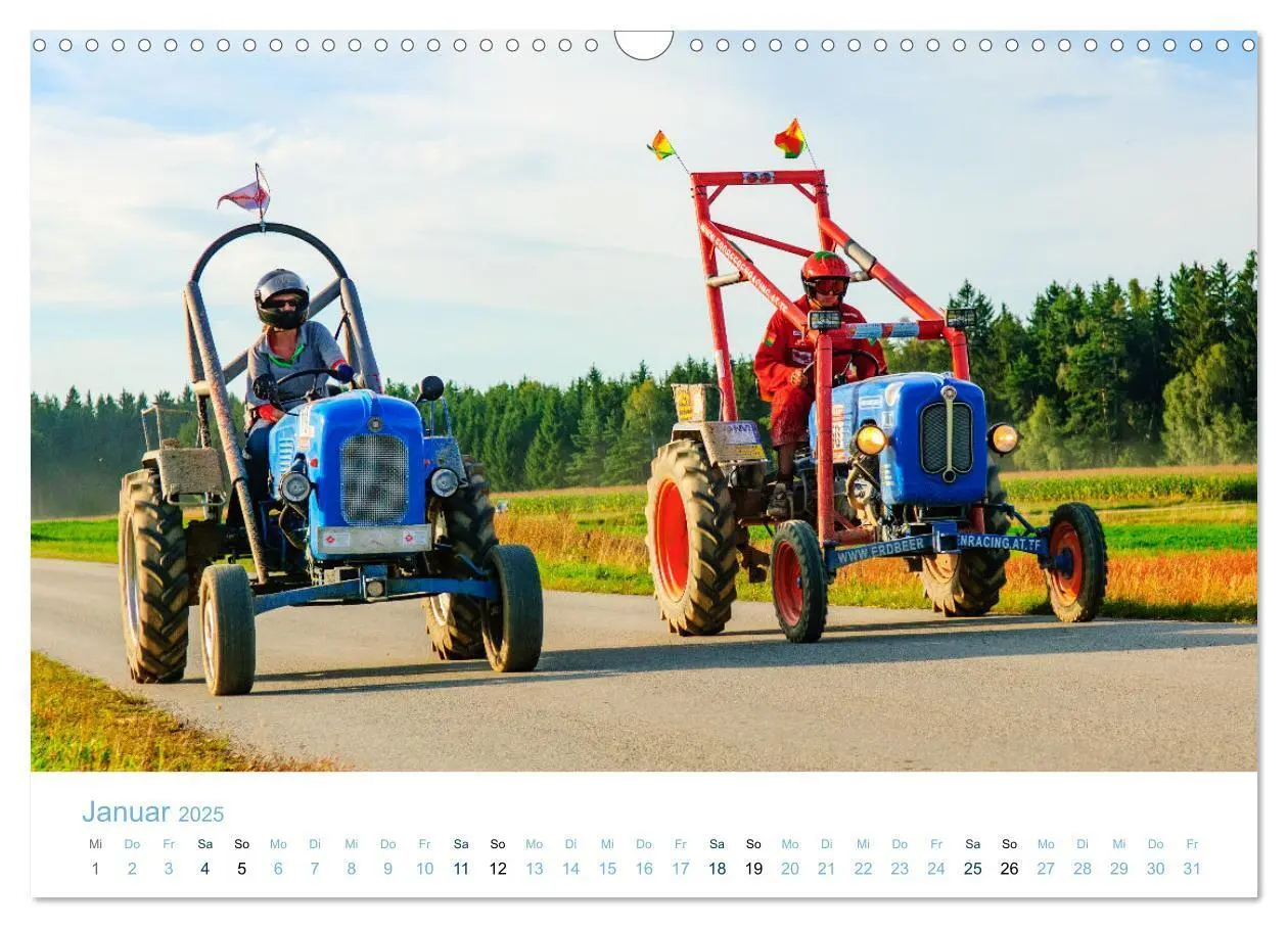 Bild: 9783435021383 | Traktorrennen - die 24 Stunden von Reingers (Wandkalender 2025 DIN...