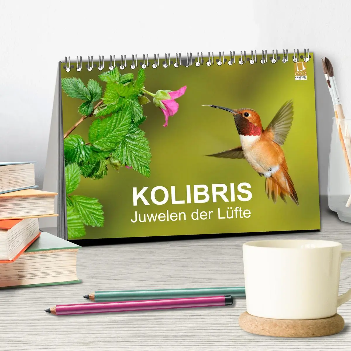Bild: 9783516061383 | Kolibris - Juwelen der Lüfte (Tischkalender 2026 DIN A5 quer),...