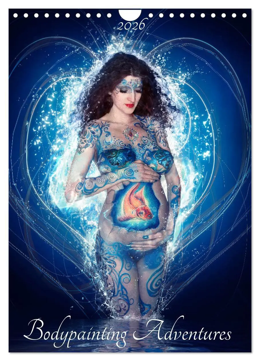 Cover: 9783516371383 | Bodypainting Adventures (Wandkalender 2026 DIN A4 hoch), CALVENDO...