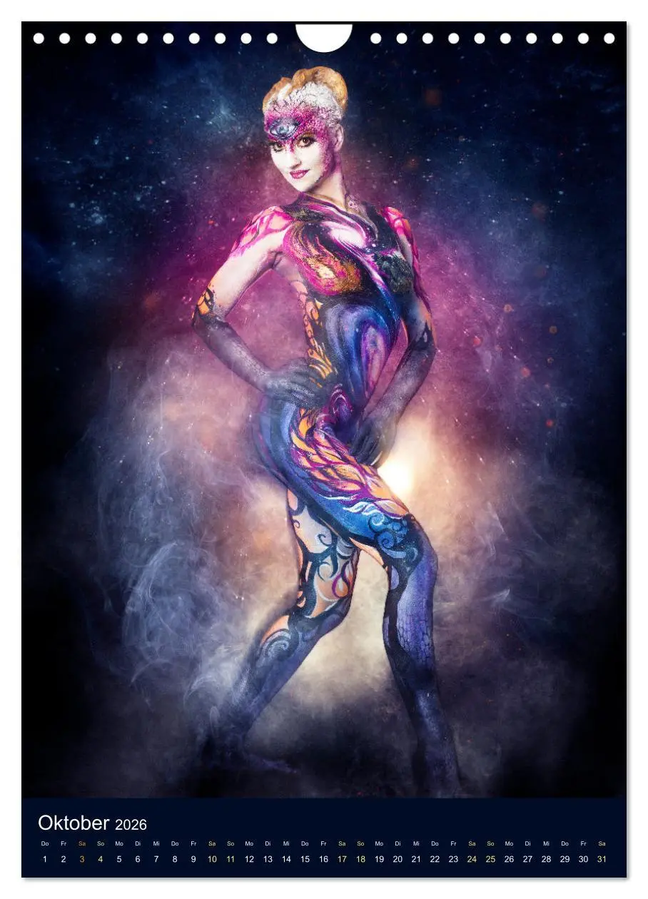 Bild: 9783516371383 | Bodypainting Adventures (Wandkalender 2026 DIN A4 hoch), CALVENDO...