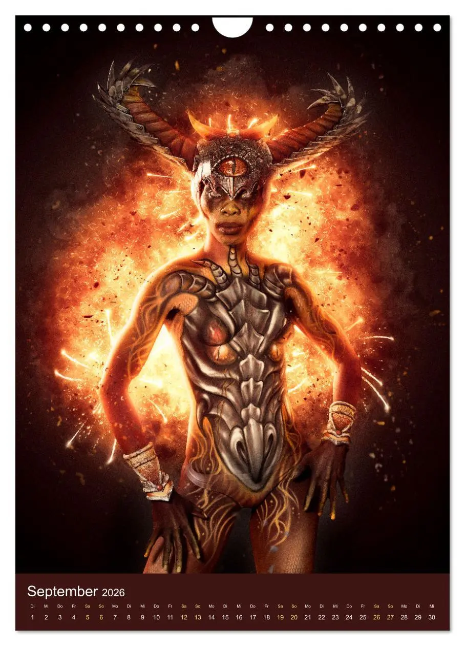 Bild: 9783516371383 | Bodypainting Adventures (Wandkalender 2026 DIN A4 hoch), CALVENDO...