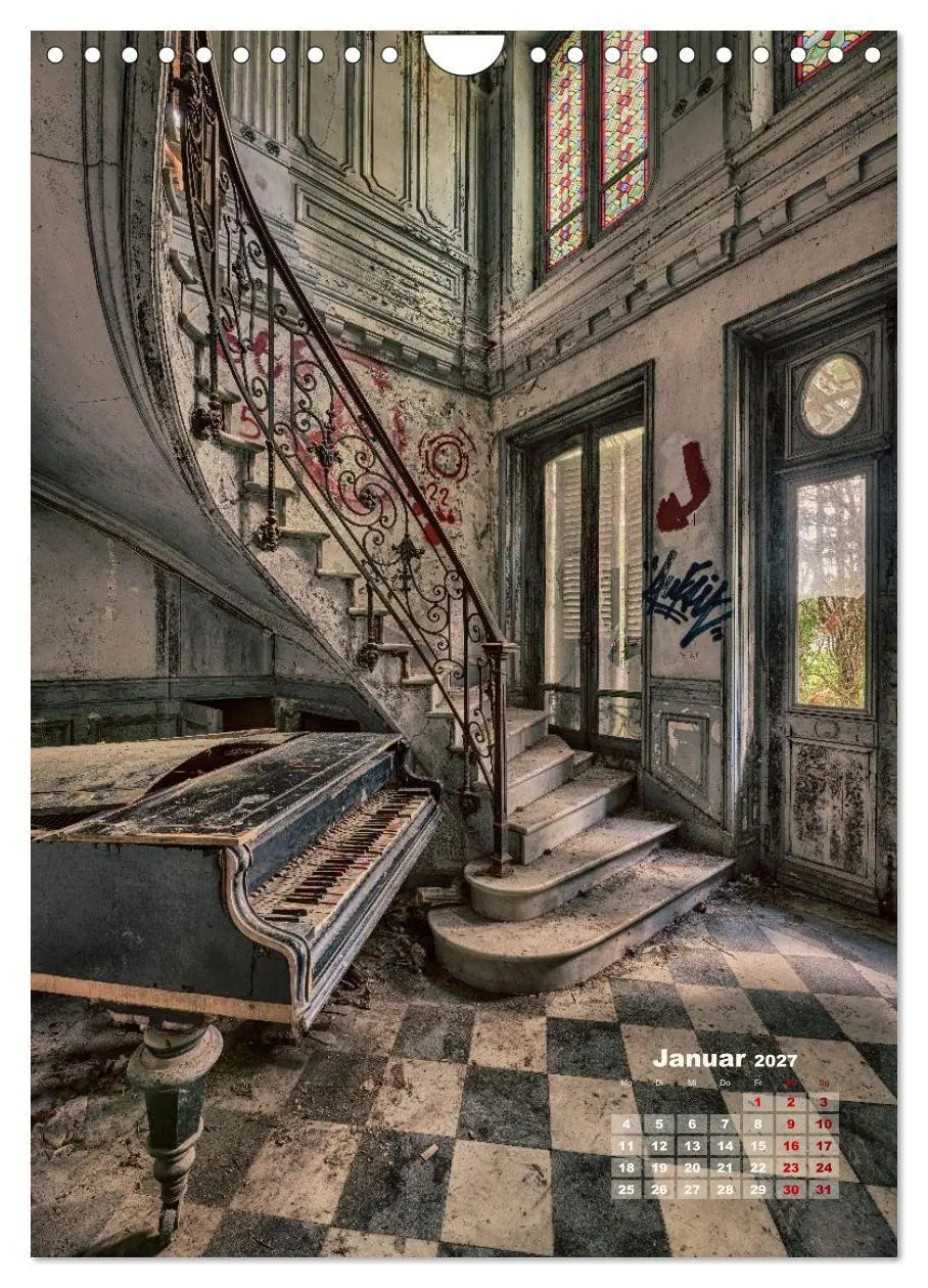 Bild: 9783569461383 | Lost Places - morbide Schönheiten (Wandkalender 2027 DIN A4 hoch),...