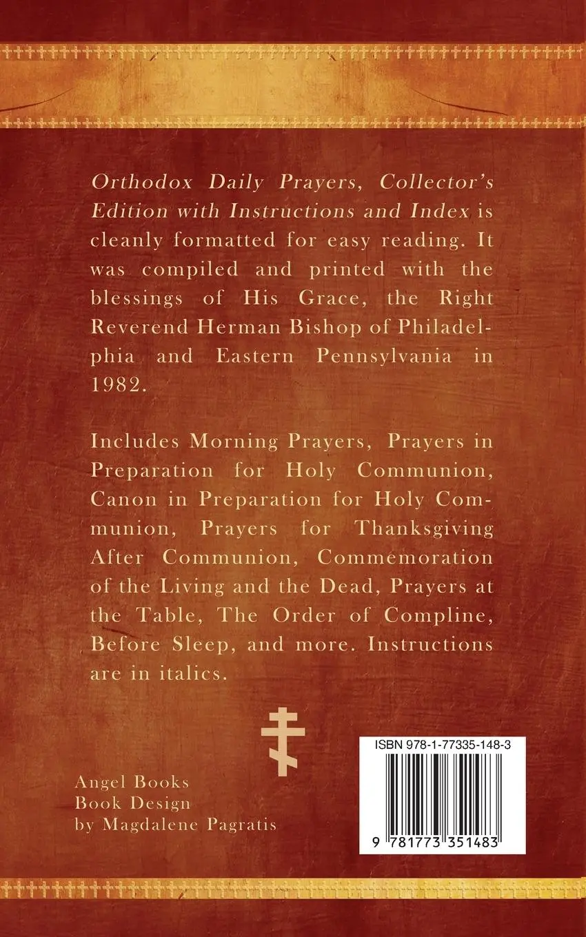 Rückseite: 9781773351483 | Orthodox Daily Prayers | Anonymous Nuns and Clergy | Taschenbuch