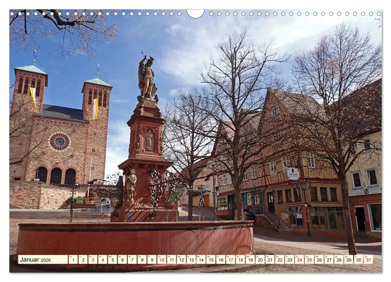 Bild: 9783457411483 | Bensheim a. d. Bergstraße - Ein Stadtspaziergang (Wandkalender 2026...