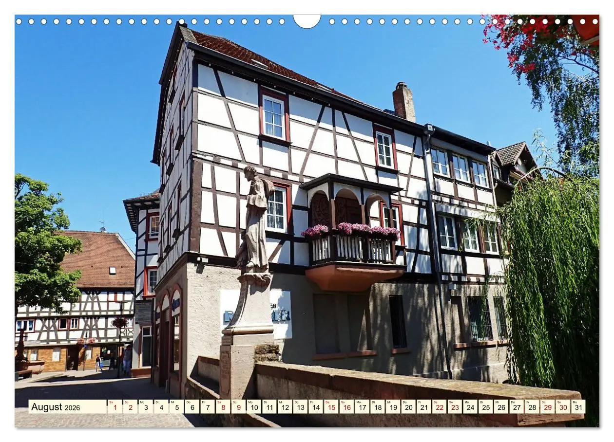 Bild: 9783457411483 | Bensheim a. d. Bergstraße - Ein Stadtspaziergang (Wandkalender 2026...
