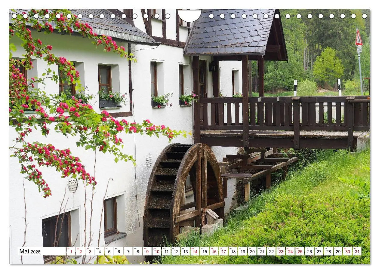 Bild: 9783457651483 | Wind- und Wassermühlen in Sachsen (Wandkalender 2026 DIN A4 quer),...