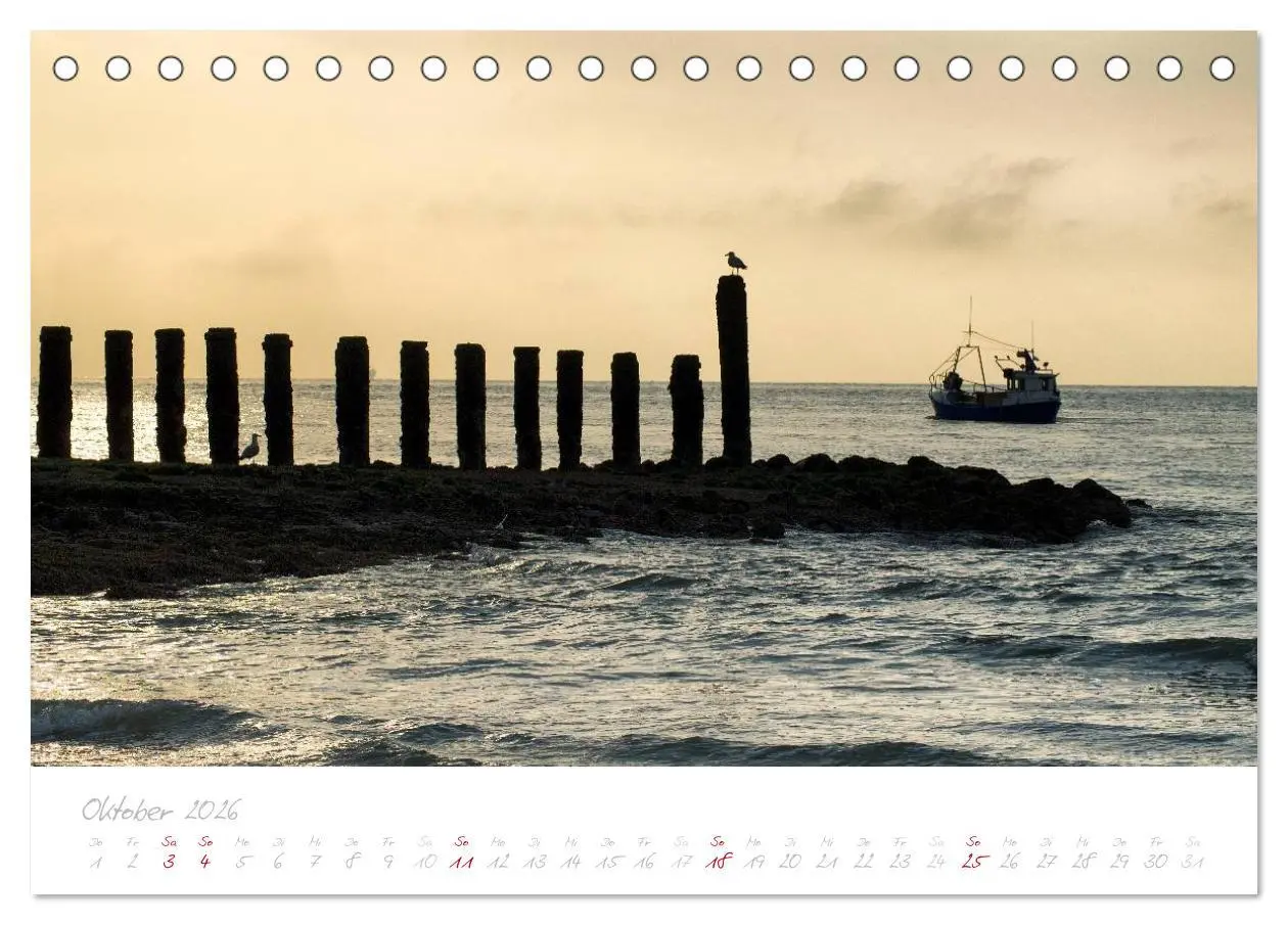 Bild: 9783516121483 | Zeeland (Tischkalender 2026 DIN A5 quer), CALVENDO Monatskalender
