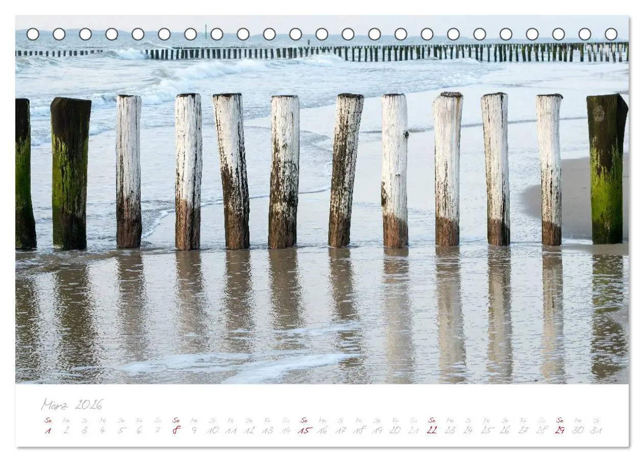 Bild: 9783516121483 | Zeeland (Tischkalender 2026 DIN A5 quer), CALVENDO Monatskalender