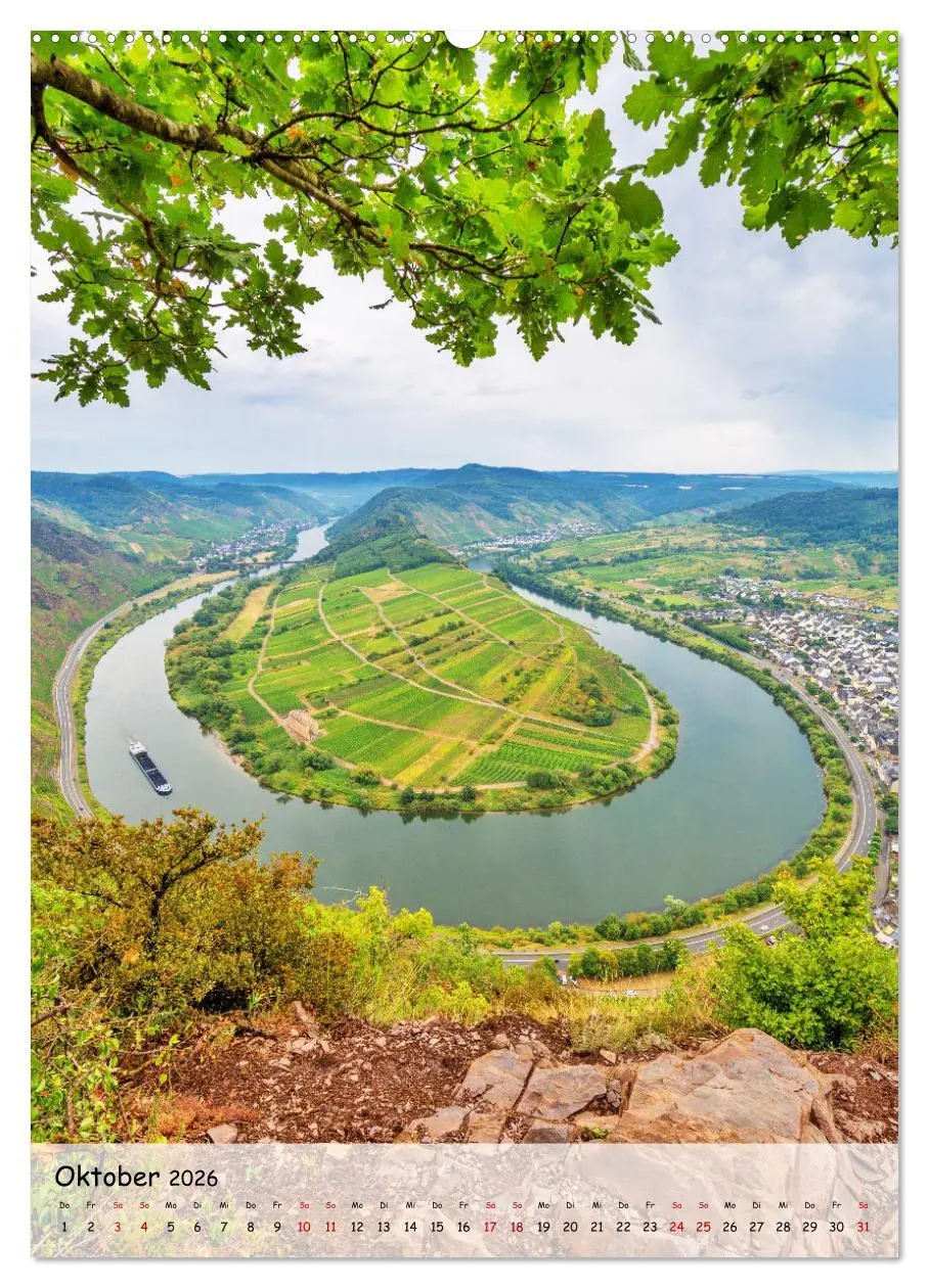 Bild: 9783516361483 | Moselzauber (Wandkalender 2026 DIN A2 hoch), CALVENDO Monatskalender