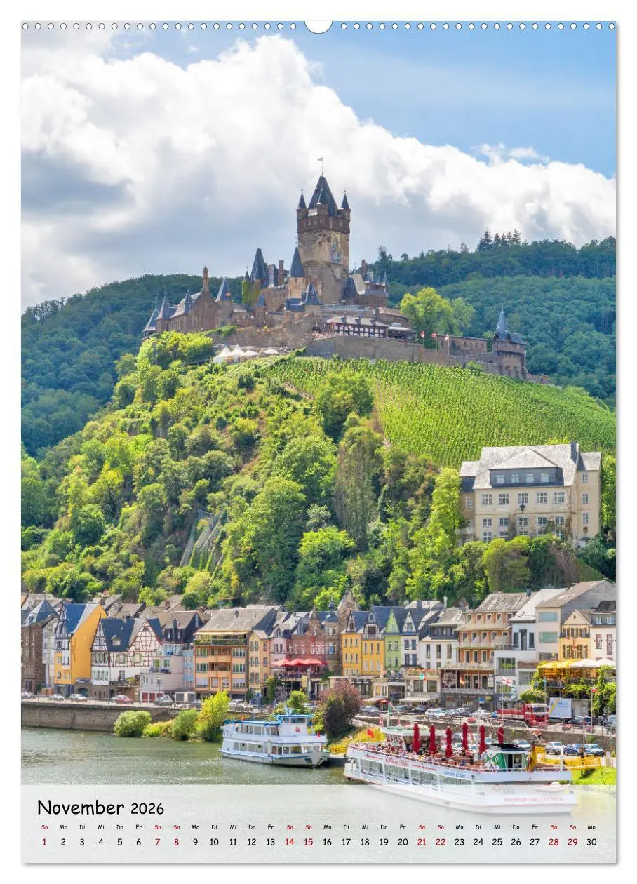 Bild: 9783516361483 | Moselzauber (Wandkalender 2026 DIN A2 hoch), CALVENDO Monatskalender