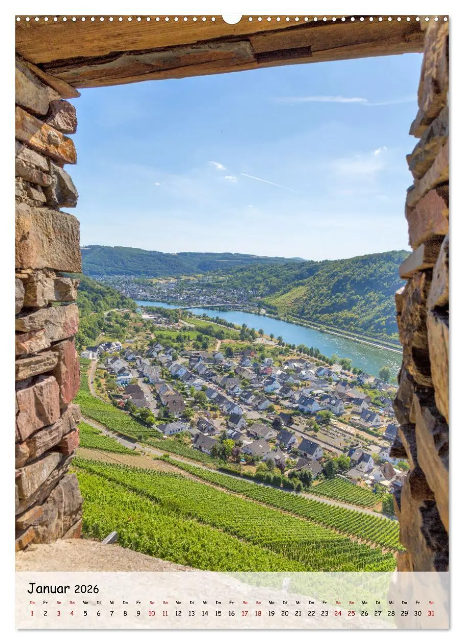 Bild: 9783516361483 | Moselzauber (Wandkalender 2026 DIN A2 hoch), CALVENDO Monatskalender