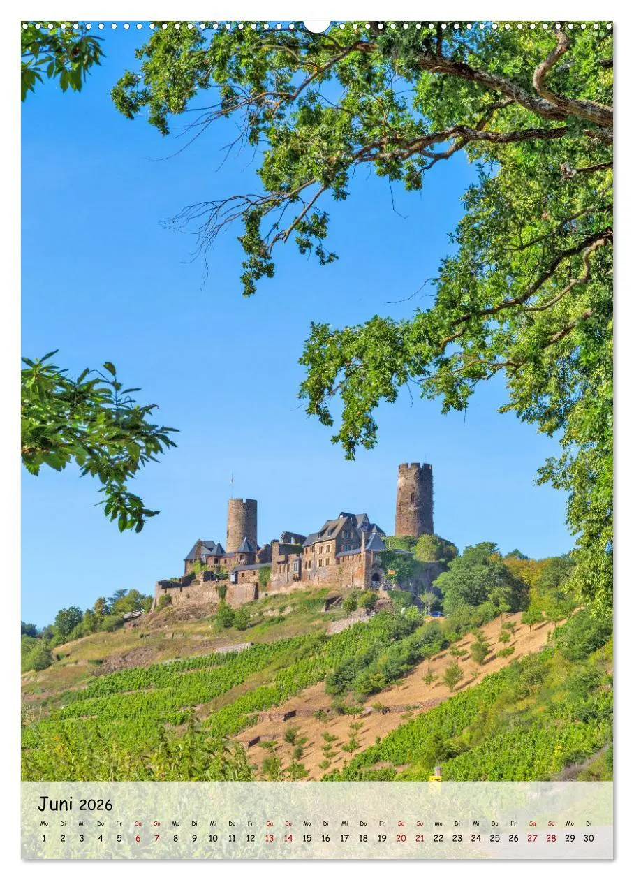 Bild: 9783516361483 | Moselzauber (Wandkalender 2026 DIN A2 hoch), CALVENDO Monatskalender