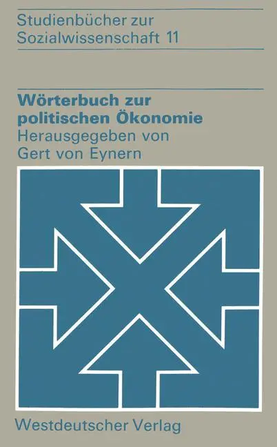 Cover: 9783531111483 | Wörterbuch zur politischen Ökonomie | Gert Von Eynern | Taschenbuch