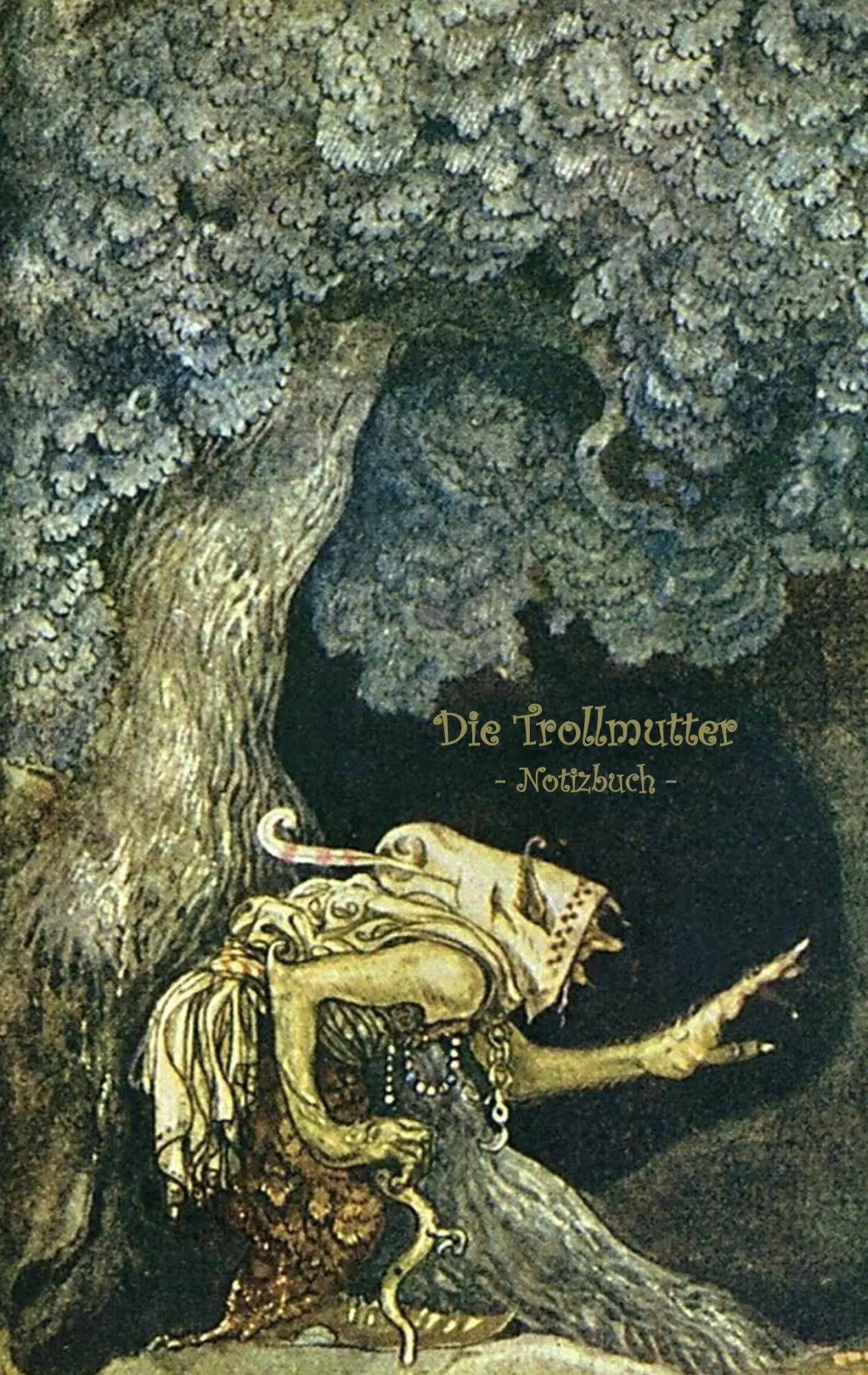 Cover: 9783752811483 | Die Trollmutter - Notizbuch (Trolle und Goblins) | John Bauer (u. a.)