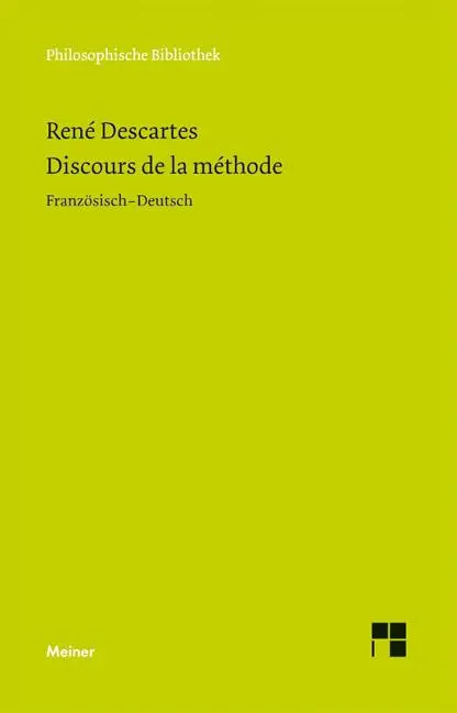 Cover: 9783787321483 | Discours de la méthode | René Descartes | Taschenbuch | LXXVII | 2011