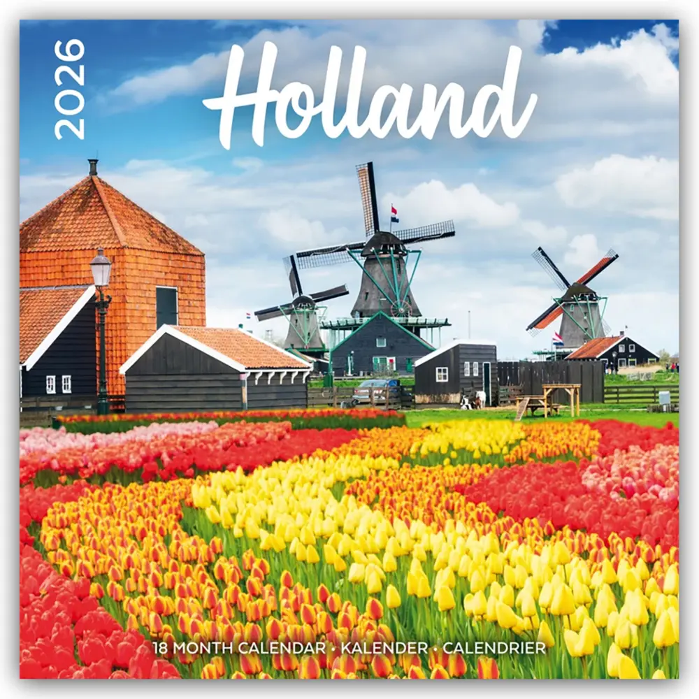 Cover: 9783803531483 | Holland - Niederlande 2026 - 16-Monatskalender - Original Plenty...