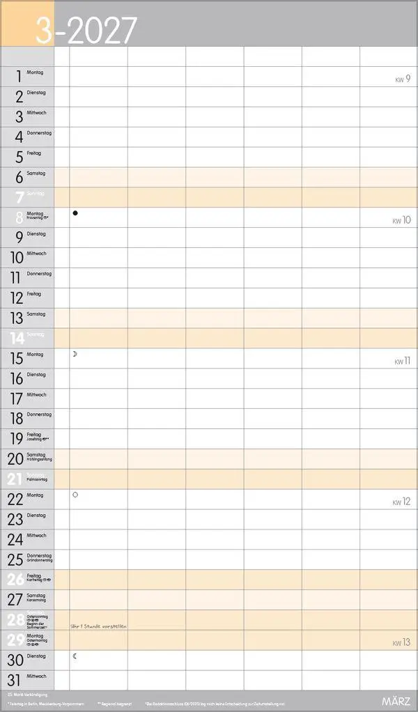 Bild: 9783819301483 | XL Familienplaner Pastell 2027 | Verlag Korsch | Kalender | 14 S.