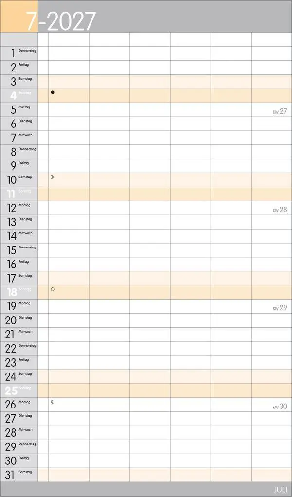 Bild: 9783819301483 | XL Familienplaner Pastell 2027 | Verlag Korsch | Kalender | 14 S.