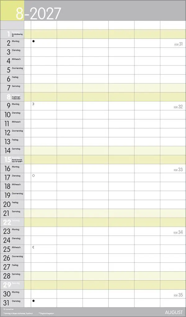 Bild: 9783819301483 | XL Familienplaner Pastell 2027 | Verlag Korsch | Kalender | 14 S.
