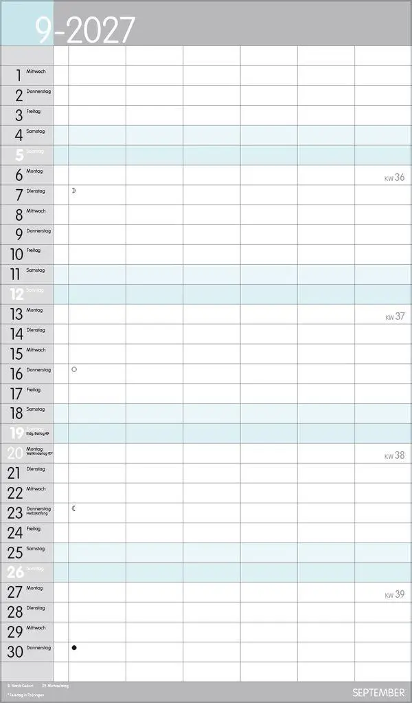 Bild: 9783819301483 | XL Familienplaner Pastell 2027 | Verlag Korsch | Kalender | 14 S.