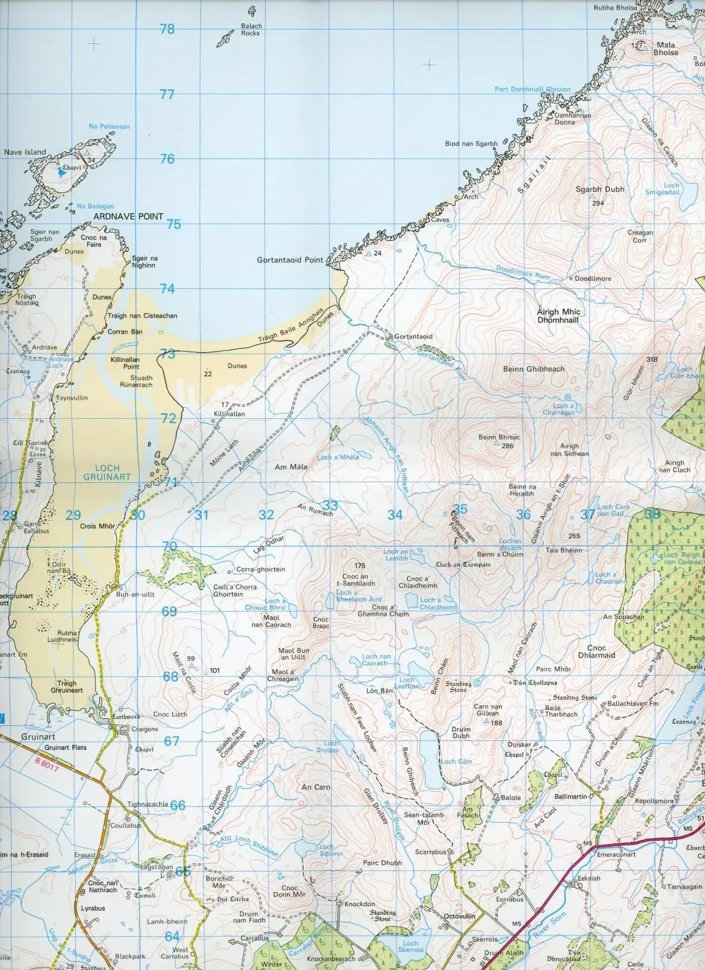 Bild: 9780319261583 | Islay | Ordnance Survey | (Land-)Karte | OS Landranger Map | Englisch
