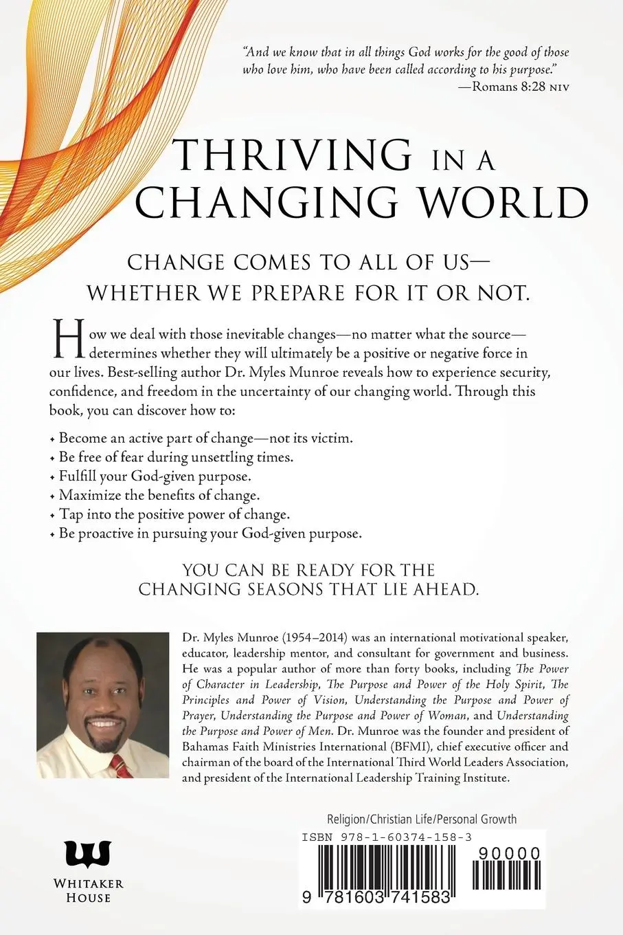 Rückseite: 9781603741583 | The Principles and Benefits of Change | Myles Munroe | Taschenbuch