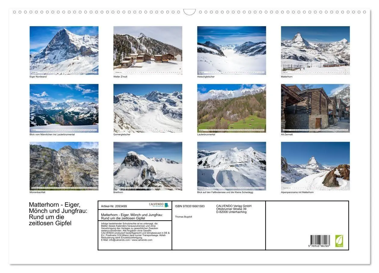 Bild: 9783516661583 | Matterhorn - Eiger, Mönch und Jungfrau: Rund um die zeitlosen...
