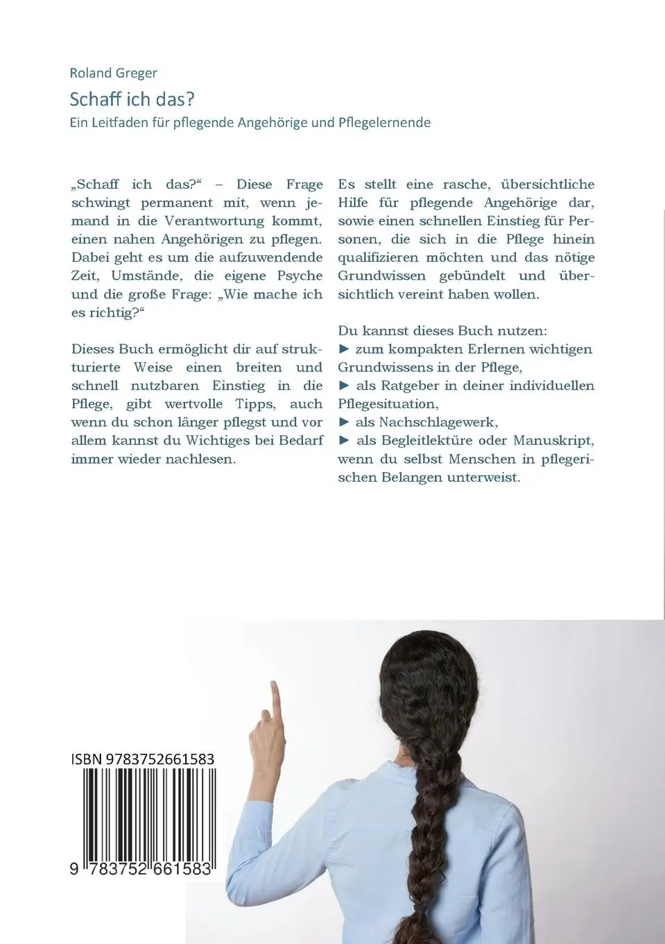 Rückseite: 9783752661583 | Schaff ich das? | Roland Greger | Taschenbuch | 92 S. | Deutsch | 2020