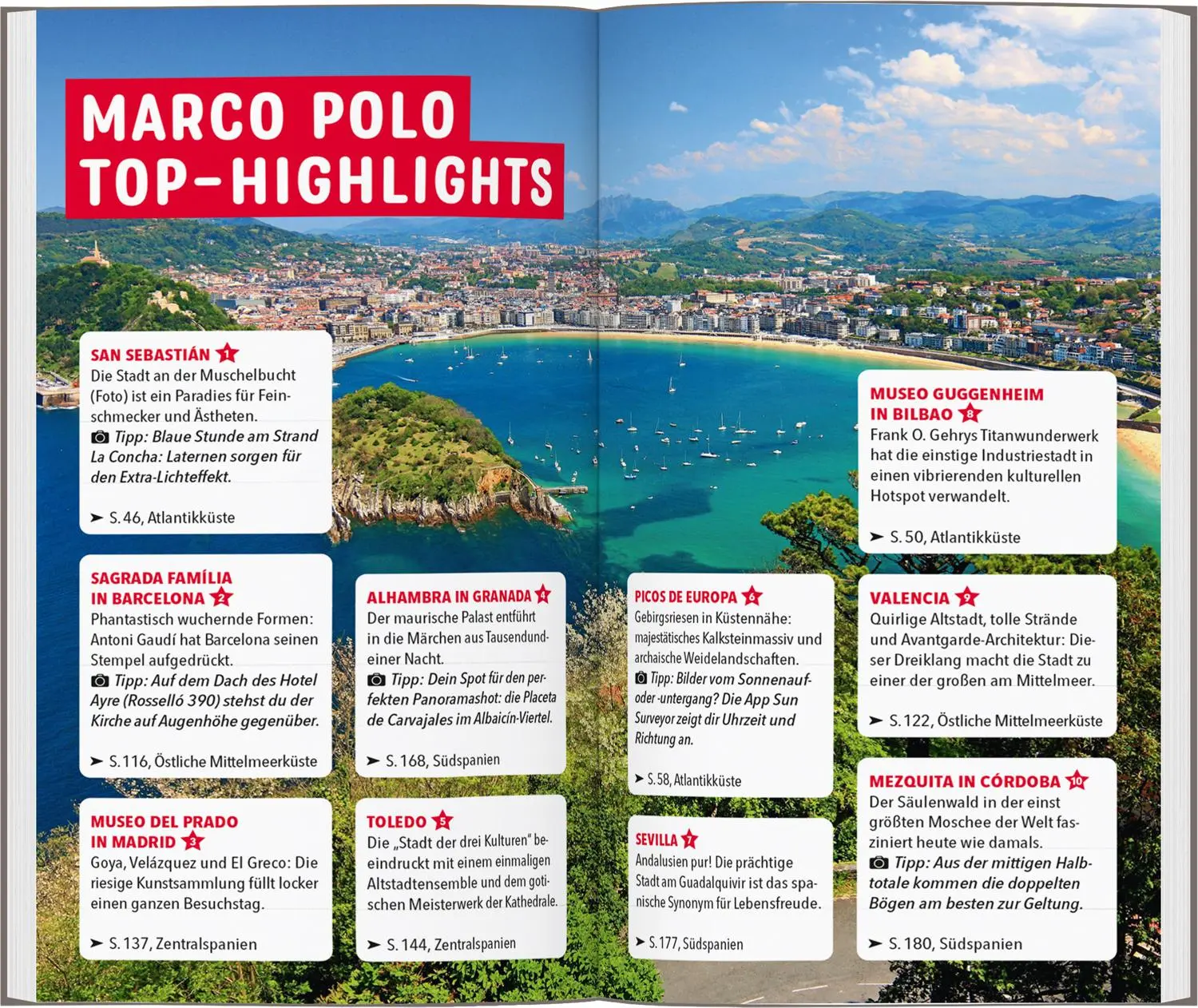 Bild: 9783829741583 | MARCO POLO Reiseführer Spanien | Andreas Drouve (u. a.) | Taschenbuch