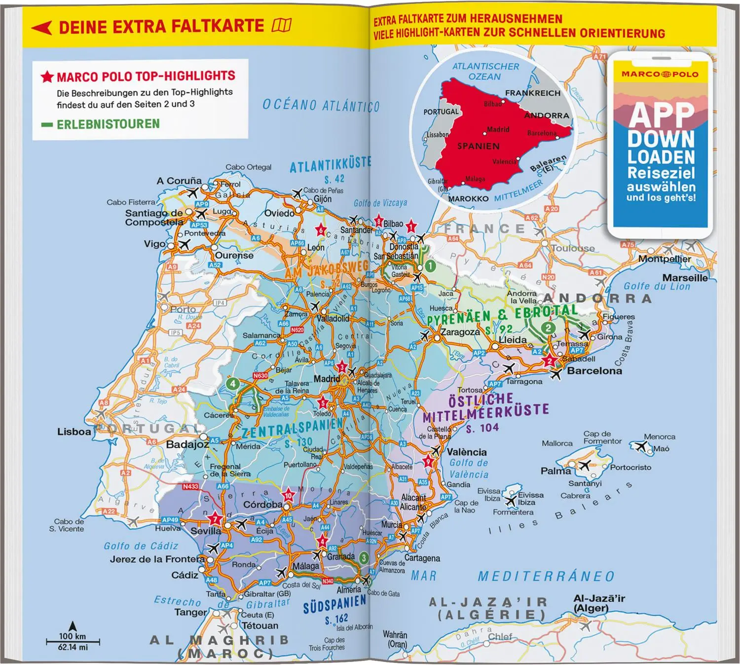 Bild: 9783829741583 | MARCO POLO Reiseführer Spanien | Andreas Drouve (u. a.) | Taschenbuch