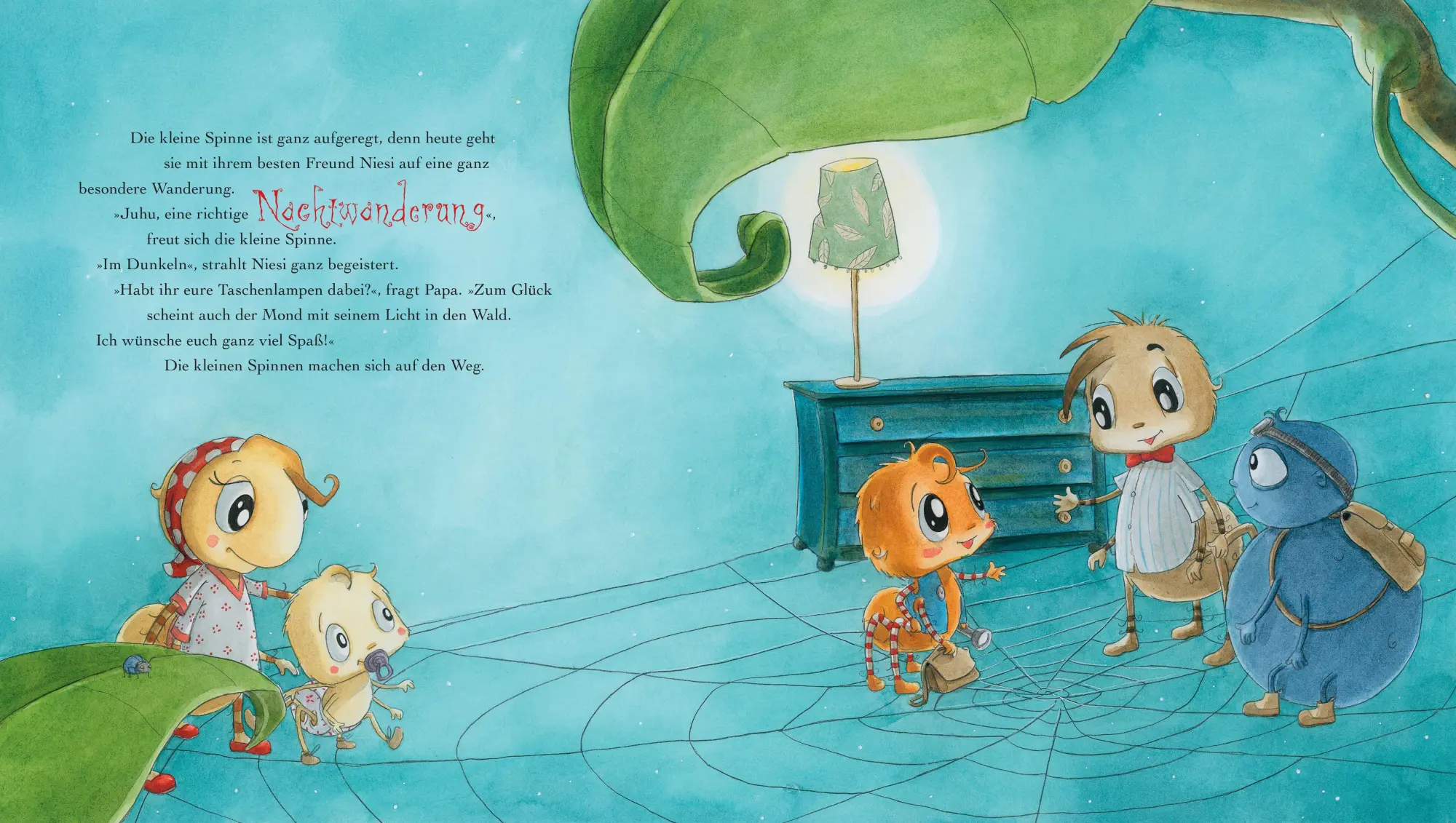 Bild: 9783833911583 | Die kleine Spinne Widerlich - Die Nachtwanderung | Diana Amft | Buch