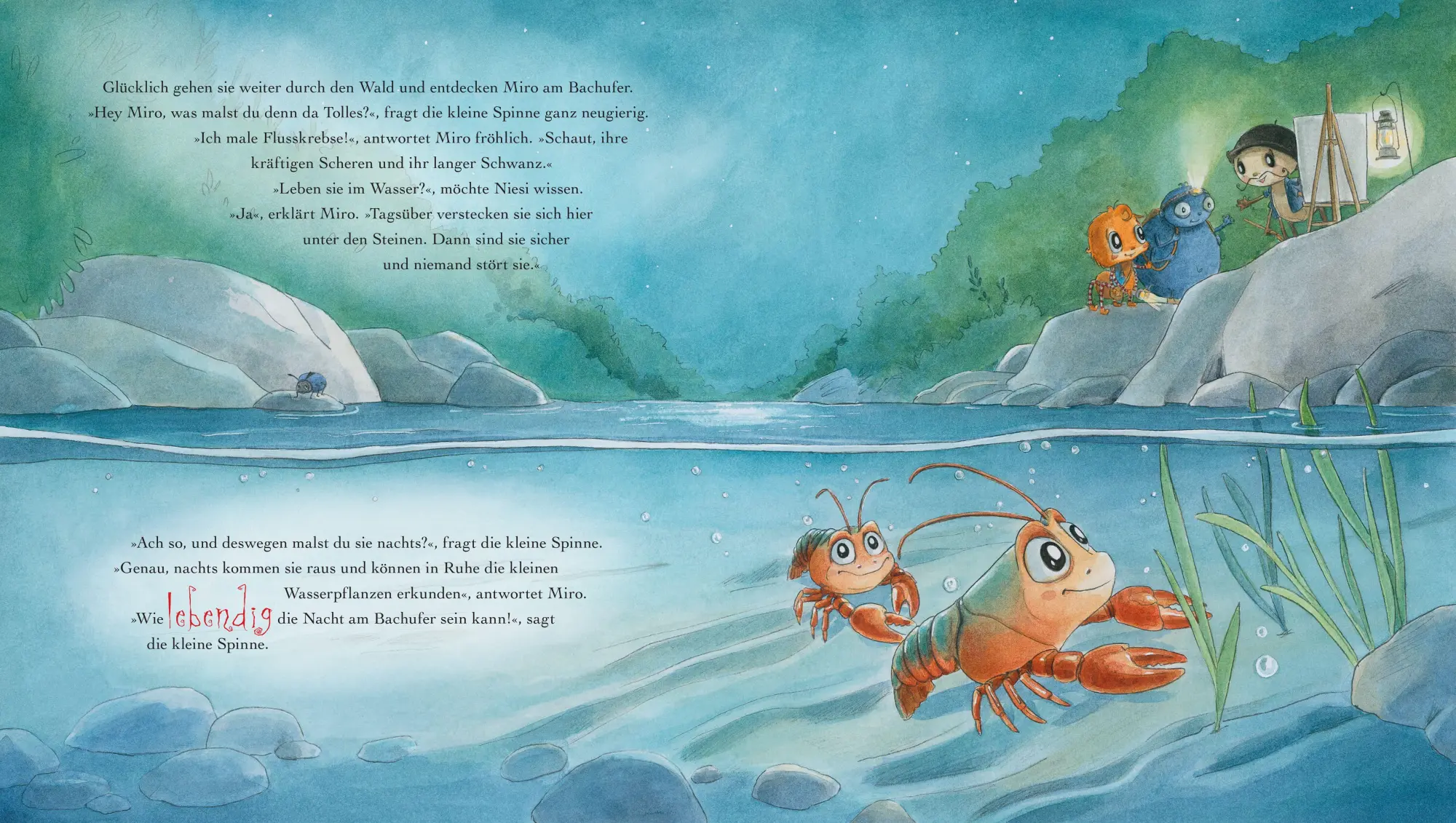 Bild: 9783833911583 | Die kleine Spinne Widerlich - Die Nachtwanderung | Diana Amft | Buch