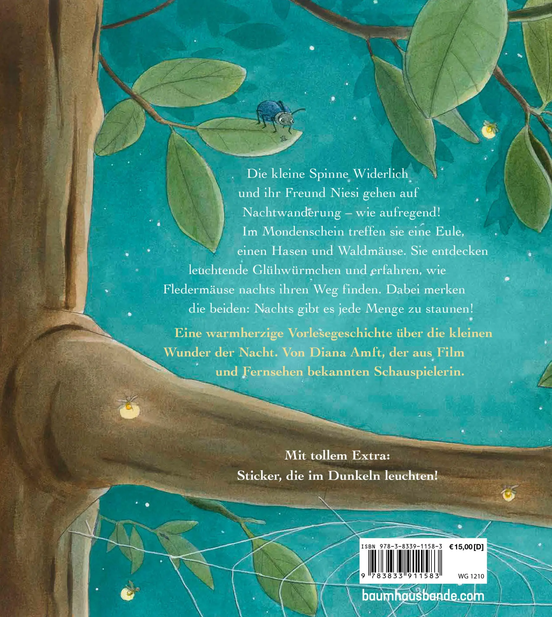 Bild: 9783833911583 | Die kleine Spinne Widerlich - Die Nachtwanderung | Diana Amft | Buch