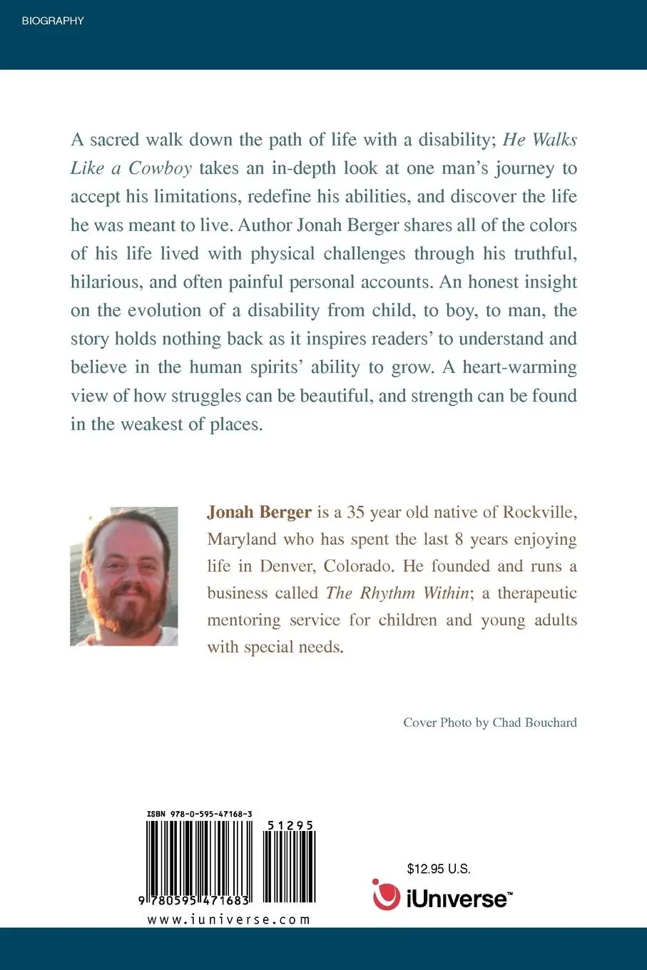 Rückseite: 9780595471683 | He Walks Like a Cowboy | Jonah Berger | Taschenbuch | Englisch | 2007