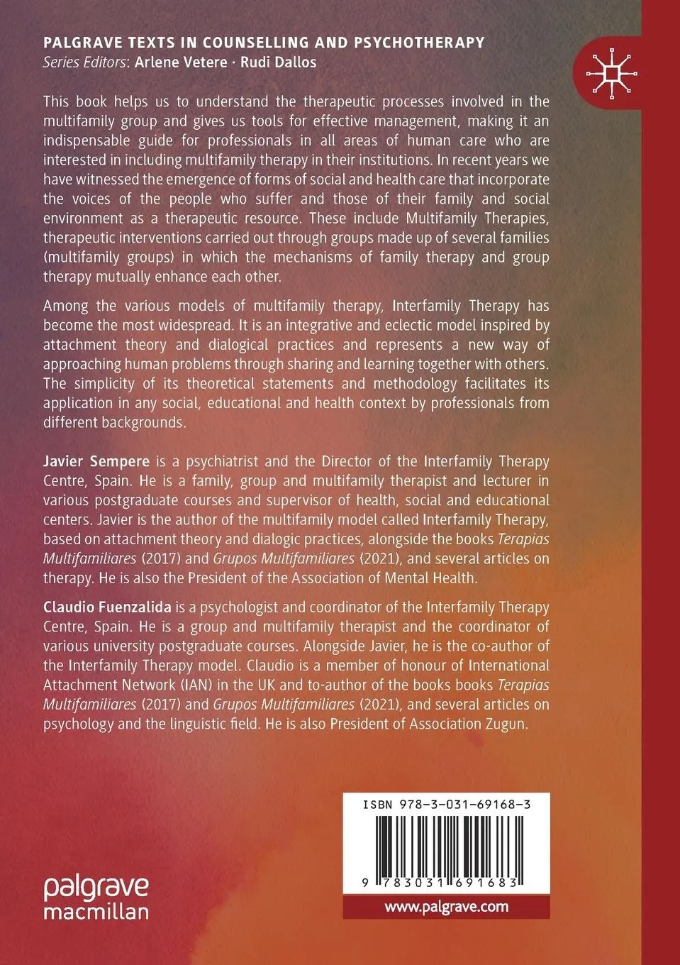 Rückseite: 9783031691683 | Interfamily Therapy | Javier Sempere (u. a.) | Taschenbuch | xxxi
