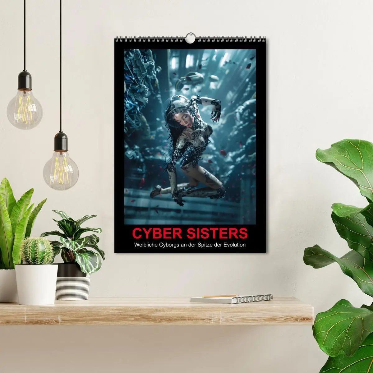 Bild: 9783516271683 | CYBER SISTERS (Wandkalender 2026 DIN A3 hoch), CALVENDO Monatskalender