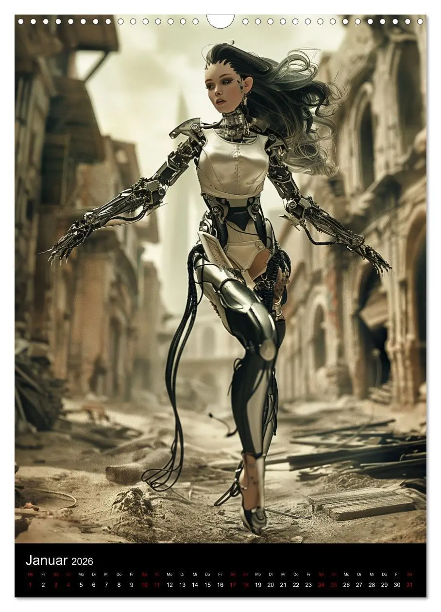 Bild: 9783516271683 | CYBER SISTERS (Wandkalender 2026 DIN A3 hoch), CALVENDO Monatskalender