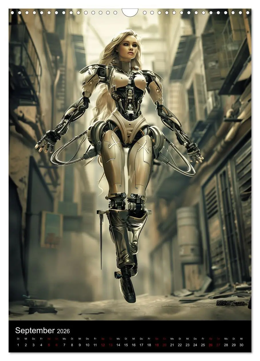 Bild: 9783516271683 | CYBER SISTERS (Wandkalender 2026 DIN A3 hoch), CALVENDO Monatskalender